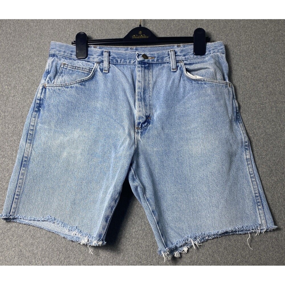 Vintage Rustler Denim Shorts Washed Size 36 CUT-OFF